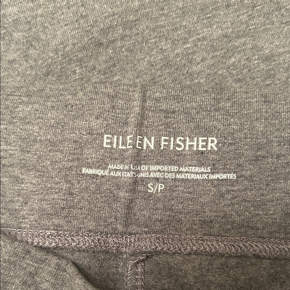 Eileen Fisher Gray Wide-Leg Pants - Picture 2 of 3